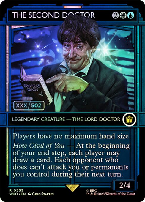 Magic the Gathering Card - The Second Doctor - MTG Circle