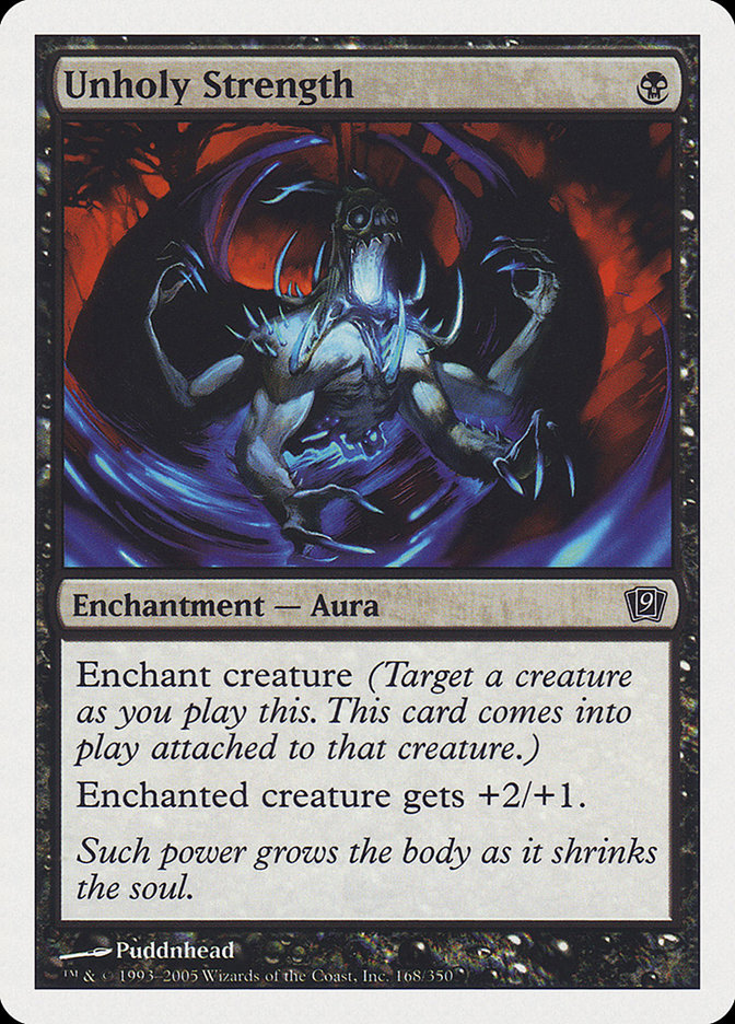 Magic the Gathering Card - Unholy Strength - MTG Circle