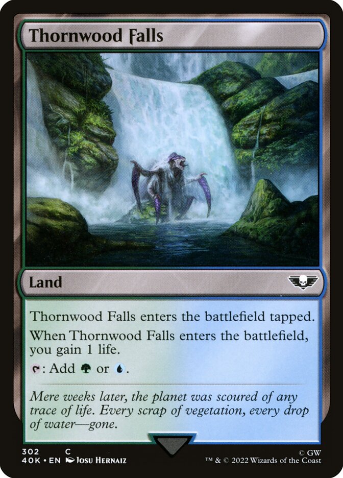 Magic the Gathering Card - Thornwood Falls - MTG Circle