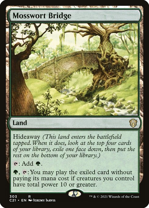 Magic the Gathering Card - Mosswort Bridge - MTG Circle