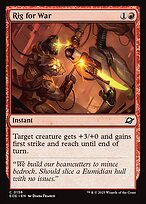 Magic the Gathering Card - Rig for War - MTG Circle