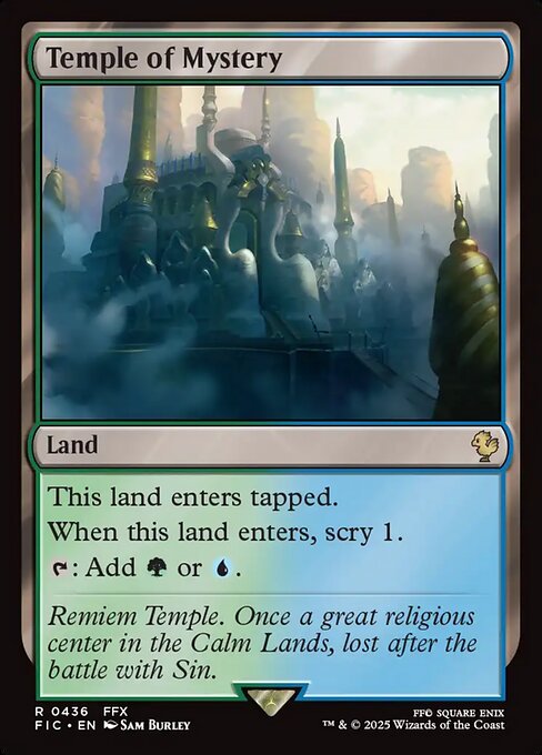 Magic the Gathering Card - Temple of Mystery - MTG Circle
