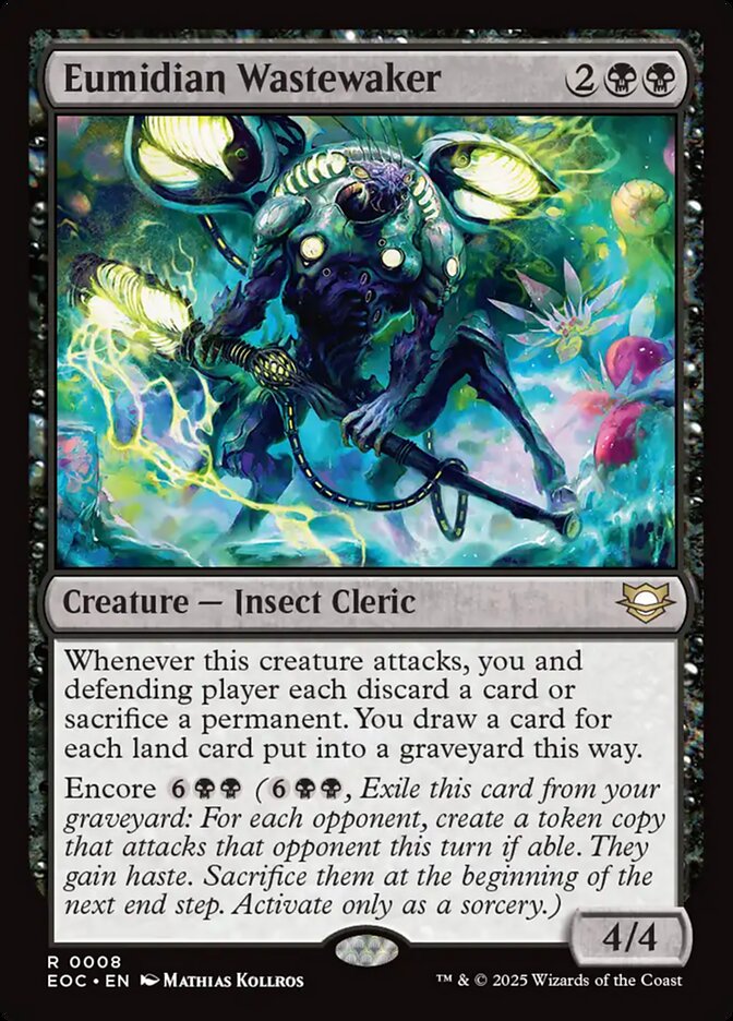 Magic the Gathering Card - Eumidian Wastewaker - MTG Circle