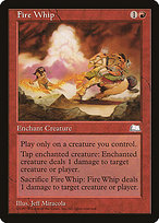 Magic the Gathering Card - Fire Whip - MTG Circle