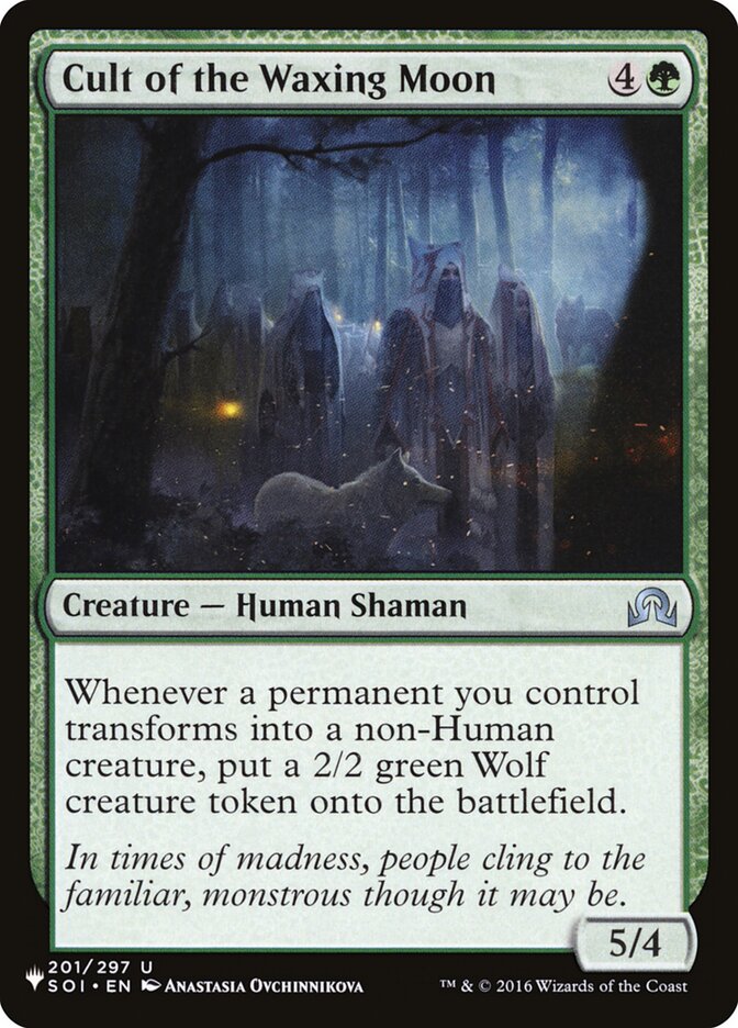 Magic the Gathering Card - Cult of the Waxing Moon - MTG Circle