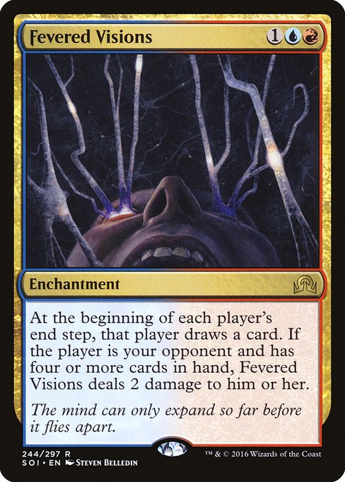 Magic the Gathering Card - Fevered Visions - MTG Circle