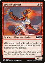 Magic the Gathering Card - Lavakin Brawler - MTG Circle