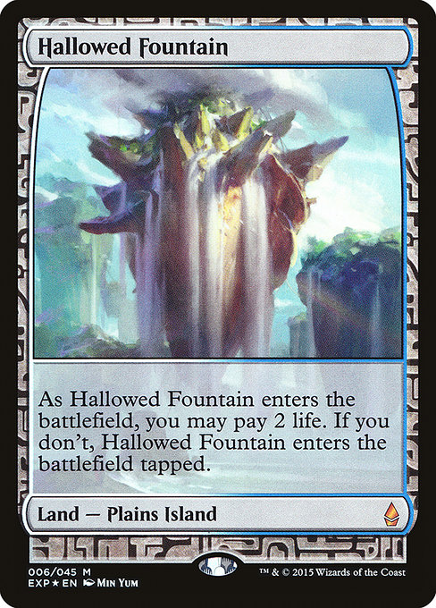 Magic the Gathering Card - Hallowed Fountain - MTG Circle