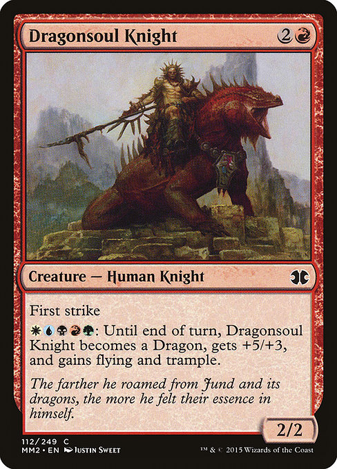 Magic the Gathering Card - Dragonsoul Knight - MTG Circle