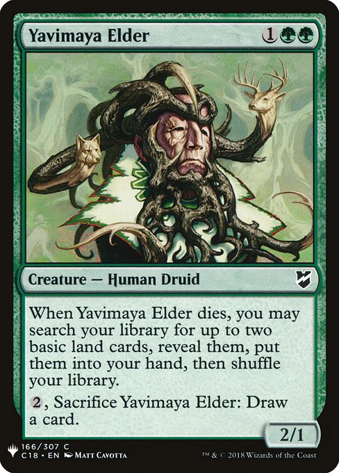 Magic the Gathering Card - Yavimaya Elder - MTG Circle