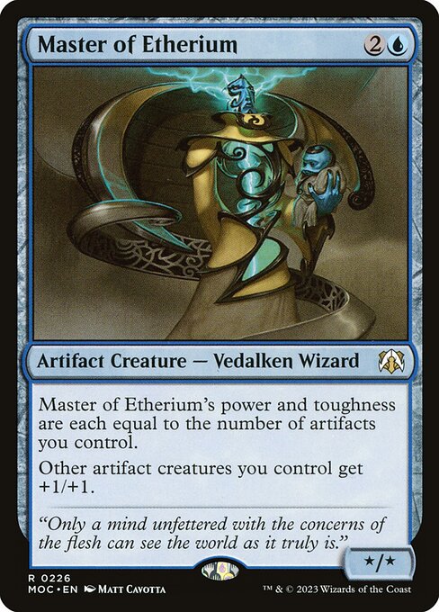 Magic the Gathering Card - Master of Etherium - MTG Circle