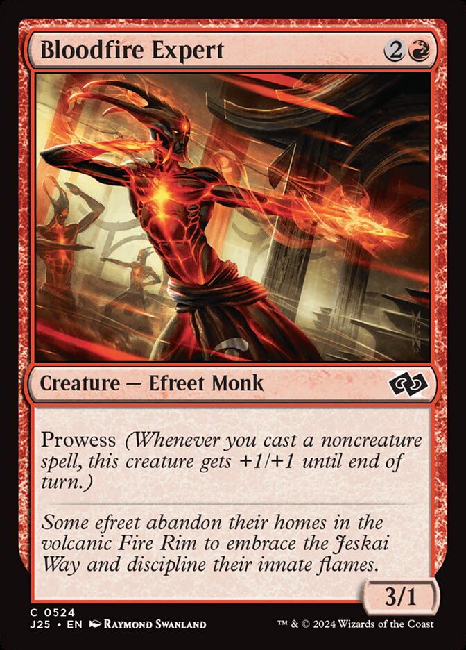 Magic the Gathering Card - Bloodfire Expert - MTG Circle