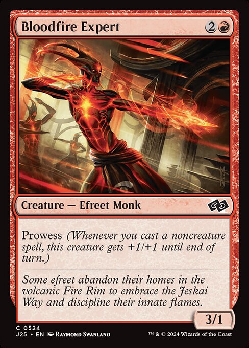 Magic the Gathering Card - Bloodfire Expert - MTG Circle