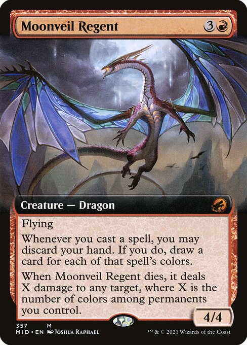 Magic the Gathering Card - Moonveil Regent - MTG Circle