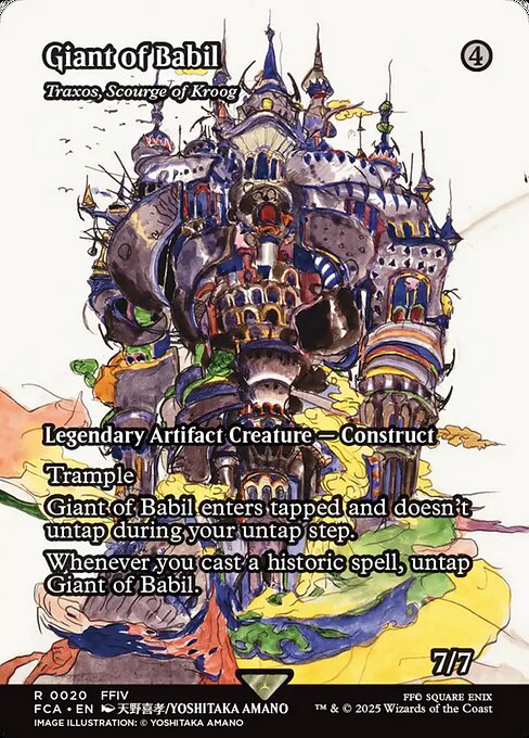 Magic the Gathering Card - Traxos, Scourge of Kroog - MTG Circle