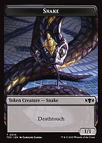 Magic the Gathering Card - Snake - MTG Circle