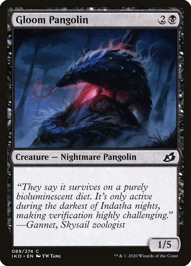 Magic the Gathering Card - Gloom Pangolin - MTG Circle