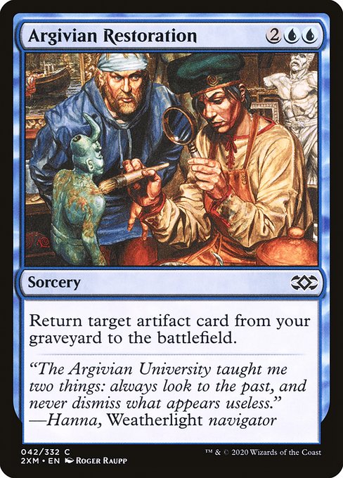Magic the Gathering Card - Argivian Restoration - MTG Circle