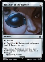 Magic the Gathering Card - Talisman of Indulgence - MTG Circle