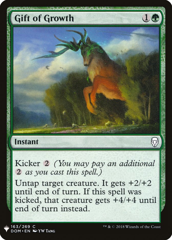 Magic the Gathering Card - Gift of Growth - MTG Circle