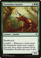 Magic the Gathering Card - Turntimber Basilisk - MTG Circle