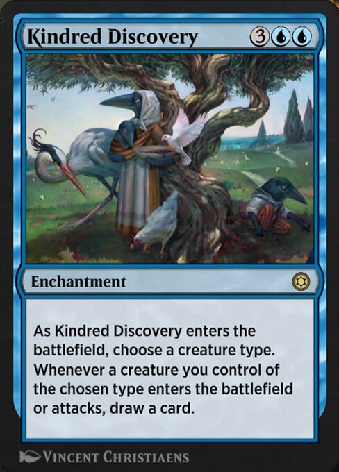 Magic the Gathering Card - Kindred Discovery - MTG Circle