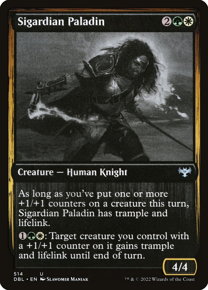 Magic the Gathering Card - Sigardian Paladin - MTG Circle