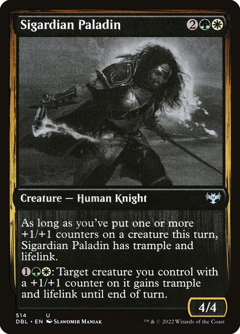 Magic the Gathering Card - Sigardian Paladin - MTG Circle