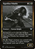 Magic the Gathering Card - Sigardian Paladin - MTG Circle