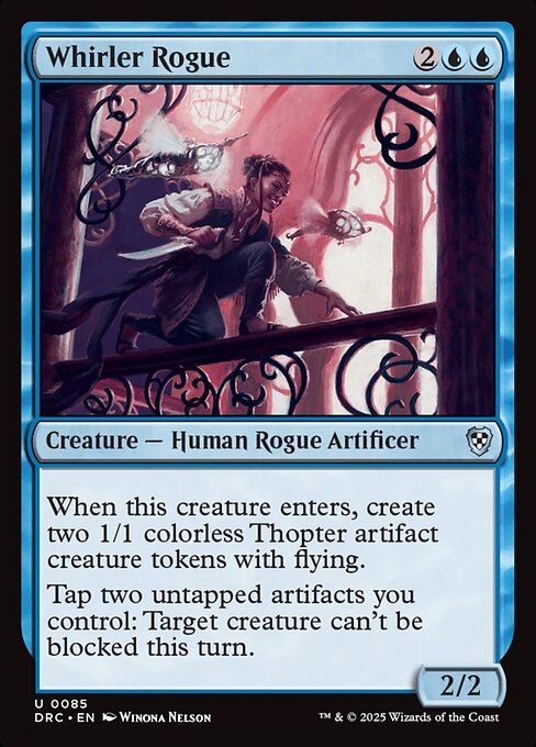 Magic the Gathering Card - Whirler Rogue - MTG Circle