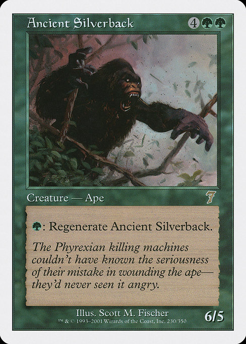Magic the Gathering Card - Ancient Silverback - MTG Circle