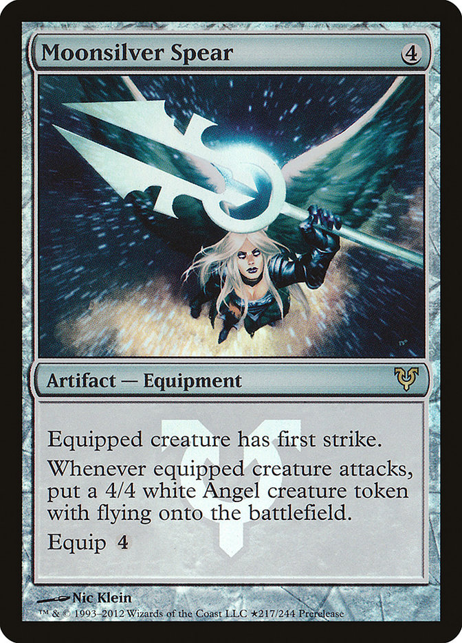 Magic the Gathering Card - Moonsilver Spear - MTG Circle