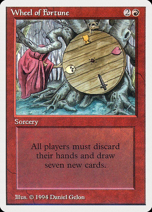 Magic the Gathering Card - Wheel of Fortune - MTG Circle