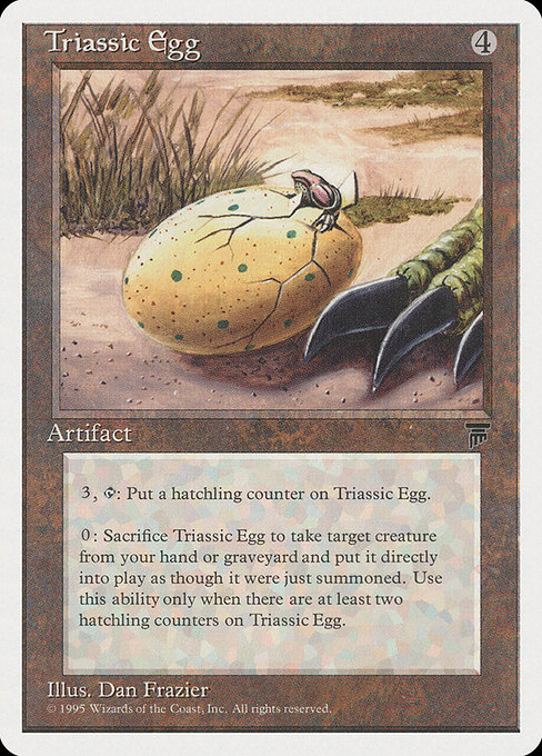 Magic the Gathering Card - Triassic Egg - MTG Circle