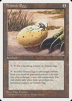 Magic the Gathering Card - Triassic Egg - MTG Circle