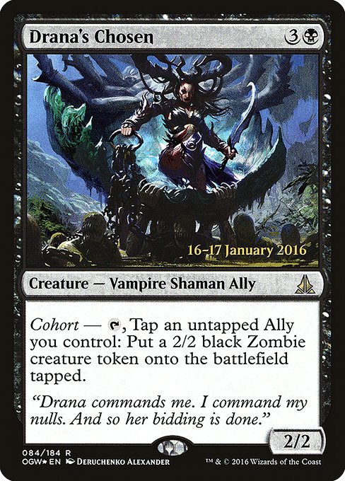 Magic the Gathering Card - Drana's Chosen - MTG Circle