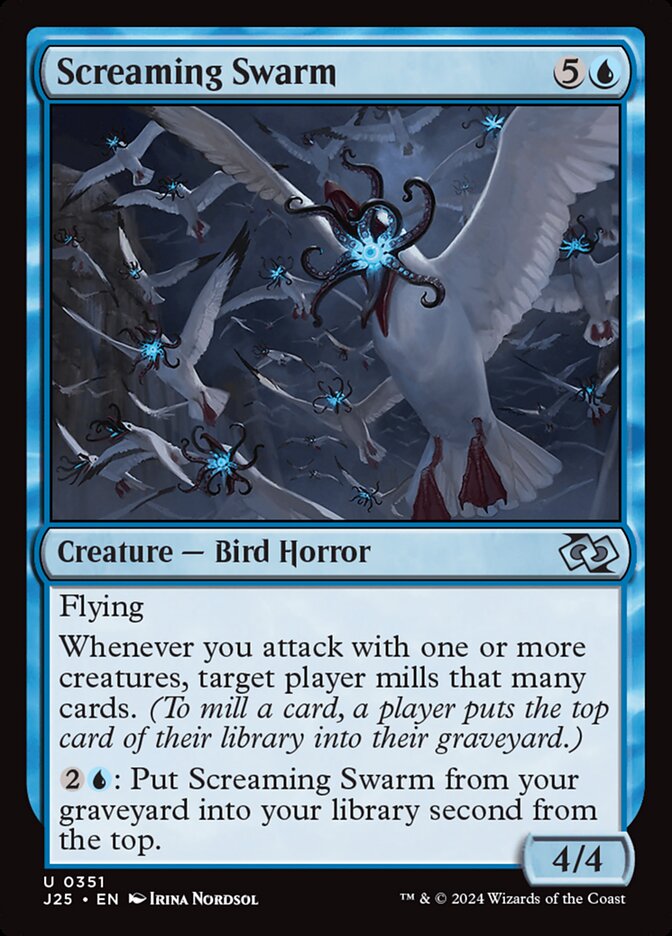 Magic the Gathering Card - Screaming Swarm - MTG Circle