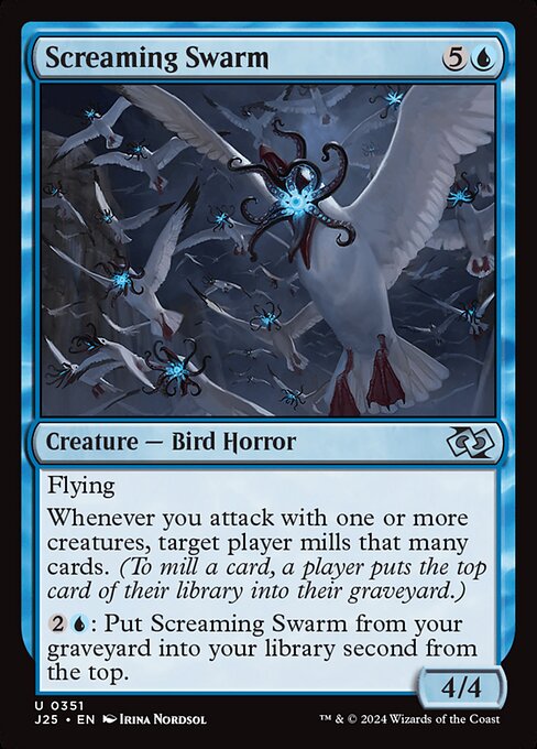 Magic the Gathering Card - Screaming Swarm - MTG Circle