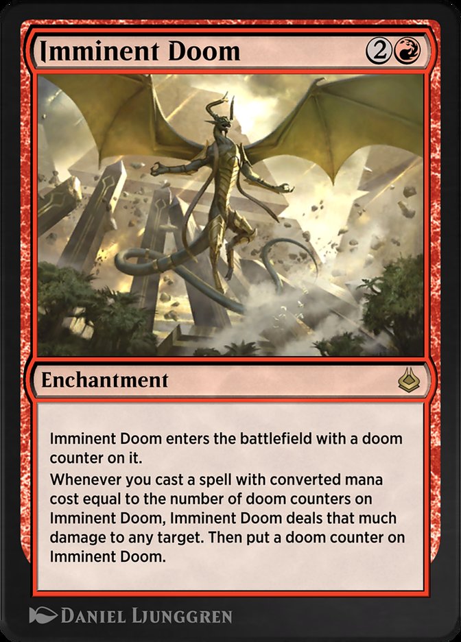 Magic the Gathering Card - Imminent Doom - MTG Circle