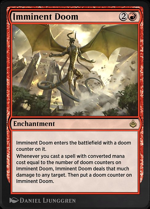 Magic the Gathering Card - Imminent Doom - MTG Circle
