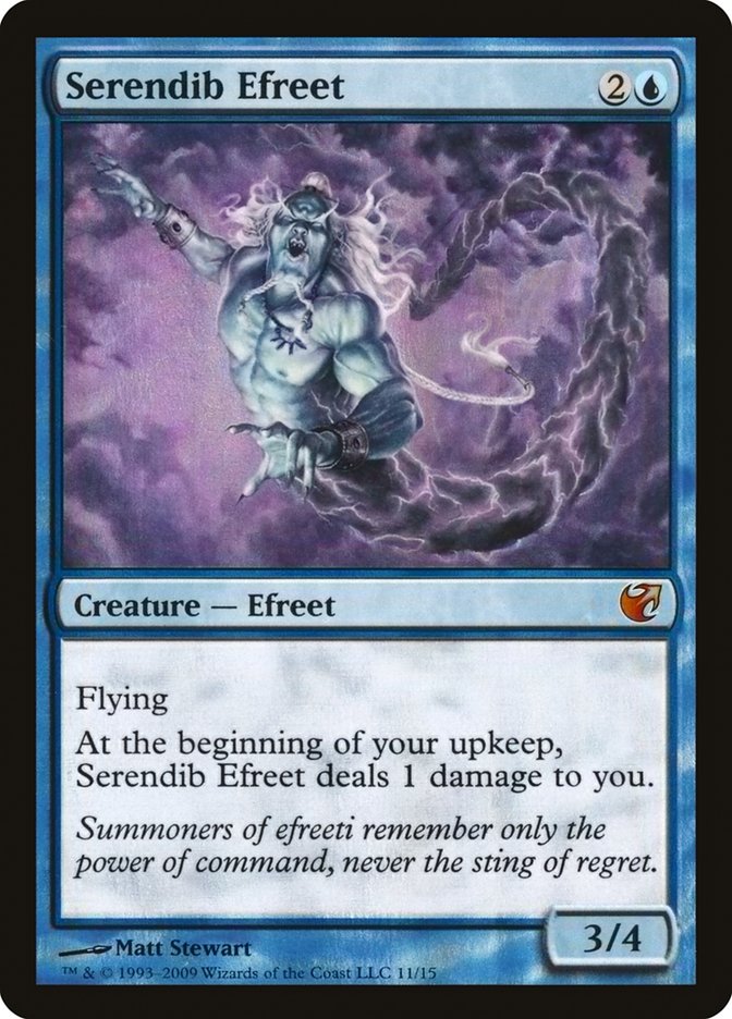 Magic the Gathering Card - Serendib Efreet - MTG Circle