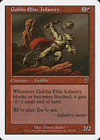 Magic the Gathering Card - Goblin Elite Infantry - MTG Circle