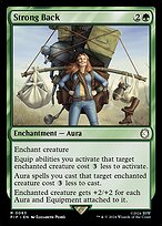 Magic the Gathering Card - Strong Back - MTG Circle