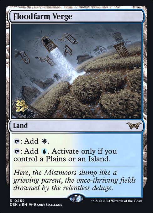 Magic the Gathering Card - Floodfarm Verge - MTG Circle