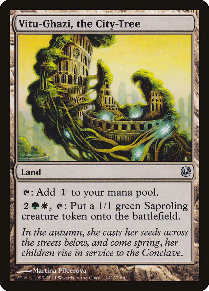 Magic the Gathering Card - Vitu-Ghazi, the City-Tree - MTG Circle