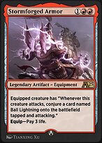 Magic the Gathering Card - Stormforged Armor - MTG Circle