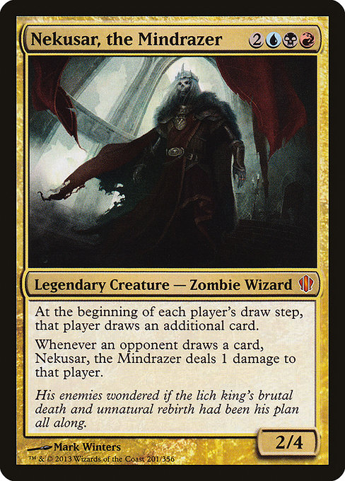 Magic the Gathering Card - Nekusar, the Mindrazer - MTG Circle