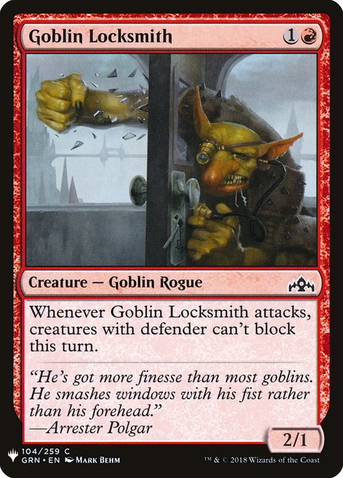 Magic the Gathering Card - Goblin Locksmith - MTG Circle