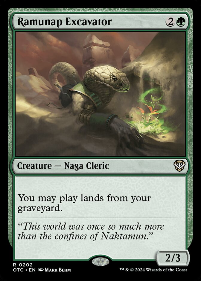 Magic the Gathering Card - Ramunap Excavator - MTG Circle