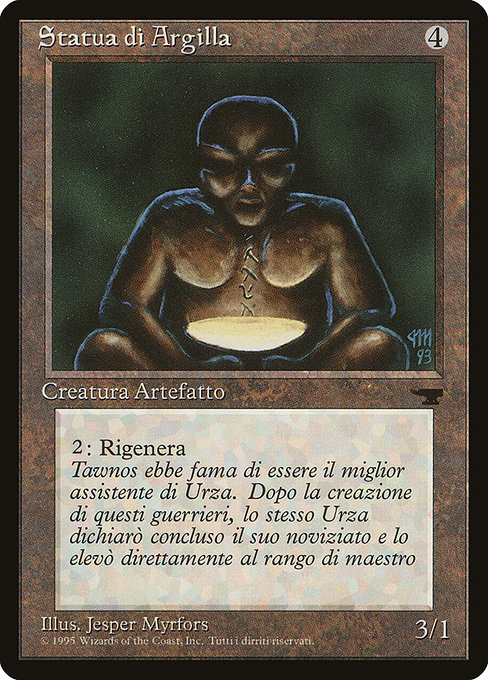 Magic the Gathering Card - Clay Statue - MTG Circle